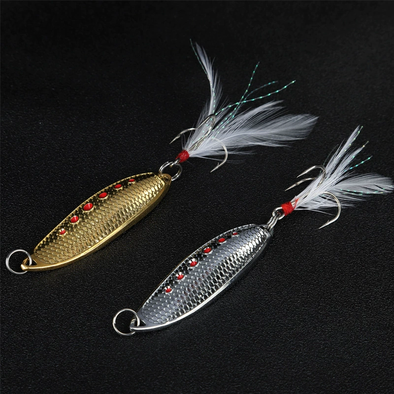 鹰田 Leech, viper, pineapple sequins, lure, bass tip-up bait, fake bait, zinc alloy fishing gear