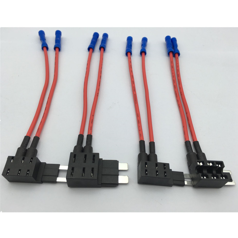 汽车快速取电器 3位插片2线双排线 中型多款保险丝座断路器