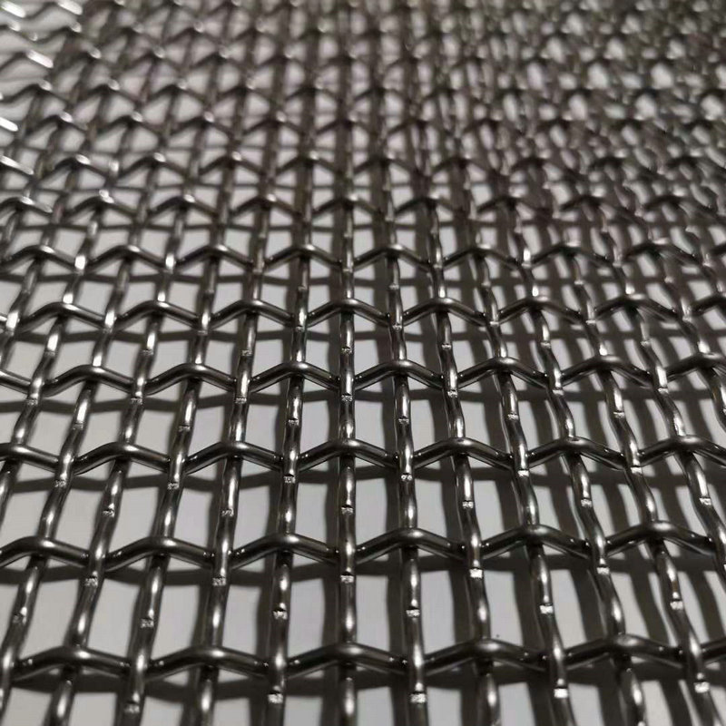 矿石筛分编织网 金属丝编织网 弹簧钢编织网 不锈钢编织网