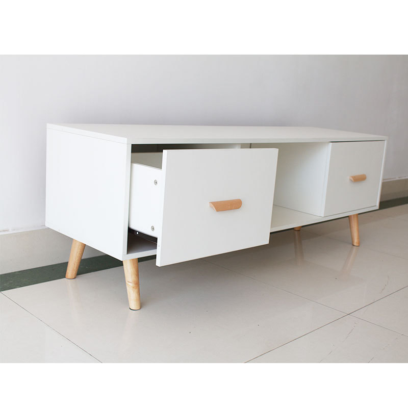 Fabricante suministra muebles de TV nórdicos para apartamentos pequeños, muebles de TV modernos minimalistas para sala de estar con imitación de mármol.