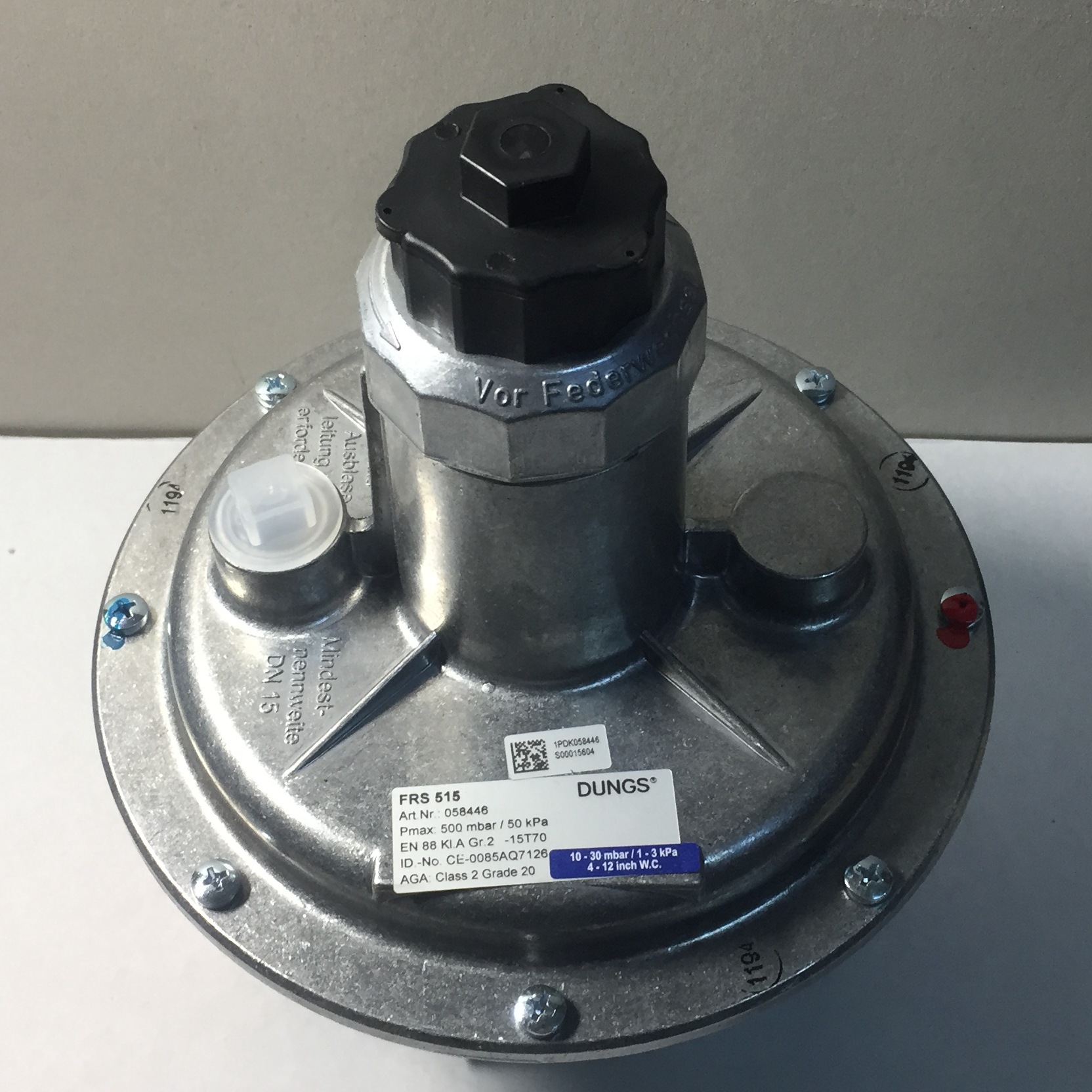 德国原装进口 Dungs冬斯 FRS515 燃气燃烧机减压阀 口径1-1/2寸