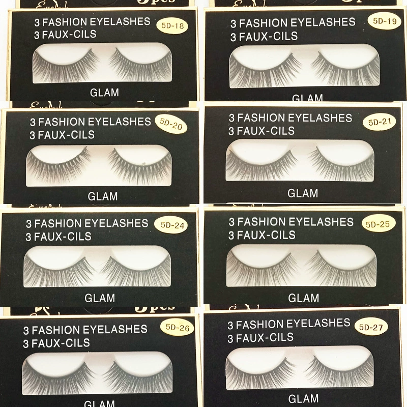 Lengthening three dimensional false eyelashes, 3D