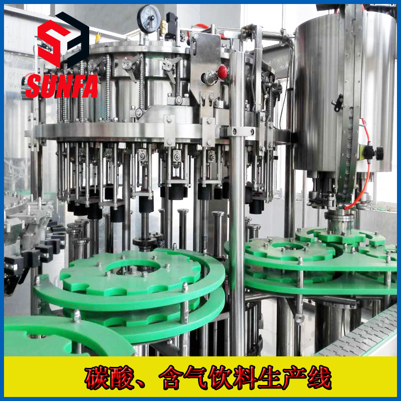 现货厂家直供碳酸饮料灌装机  含气饮料生产线24头灌装设备