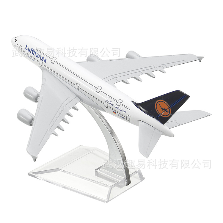 1:400 aviones de aviación civil modelo de aleación internacional Airbus modelo de avión de simulación oficina modelo de avión adornos