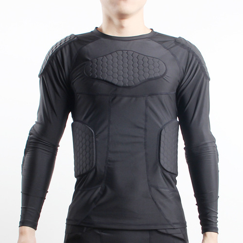 Anti-collision football armor, basketball shoulder pads, waist pads, sports protective gear, goalkeeper football uniforms, training tights