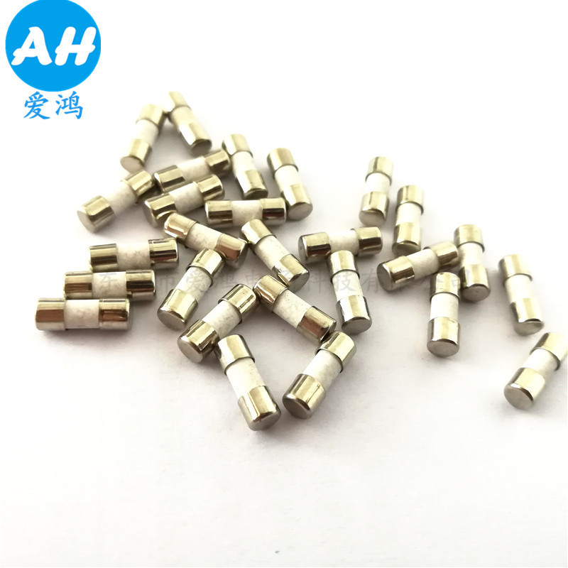 3.6*10 ceramic tube fuse F6A safety tube 8A fuse for travel charger European standard American standard fiberglass