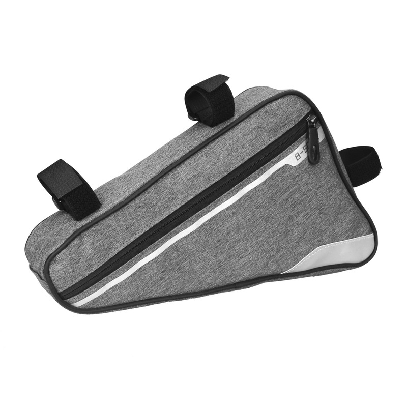 B- SOUL bicycle bag triangle bag beam bag waterproof upper tube saddle bag mountain road bike riding large capacity