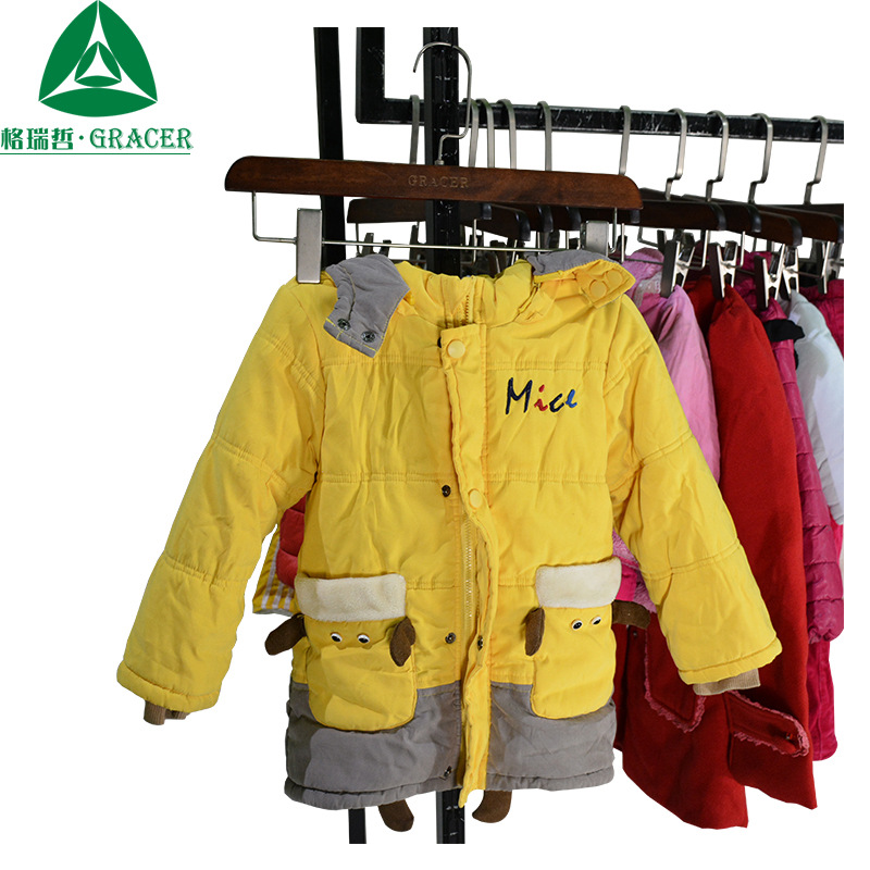 二手衣服厂家女童棉衣宝宝羽绒小翅膀棉服童冬装外套成人棉袄