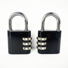 工具箱抽屜鋅合金密碼鎖掛鎖三位機械金屬高檔防盜迷你小鎖頭