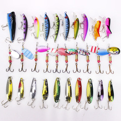 Weihé Lure 30-Piece Set Compound Willow Blade Wave Craw Pencil Minnow Combo Set Fake Lure Wholesale