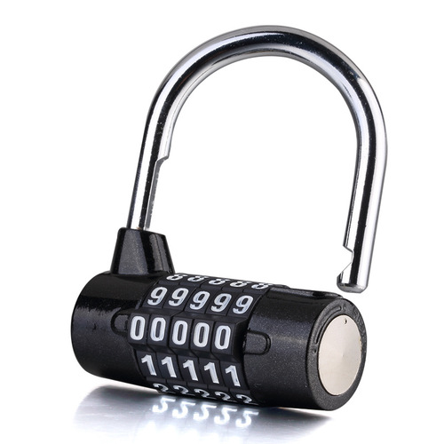 Large 5-digit gym locker cabinet tool box mechanical combination lock padlock lock head lock wholesale