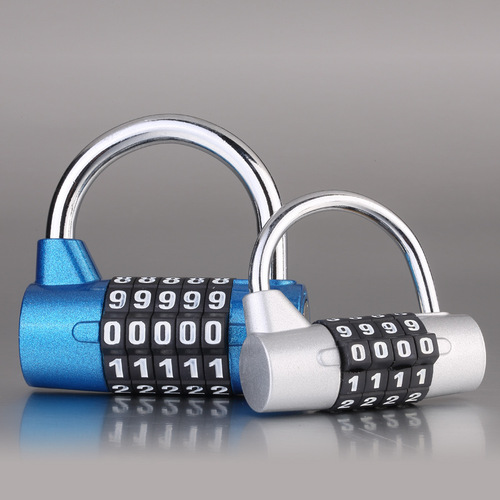 Large 5-digit gym locker cabinet tool box mechanical combination lock padlock lock head lock wholesale