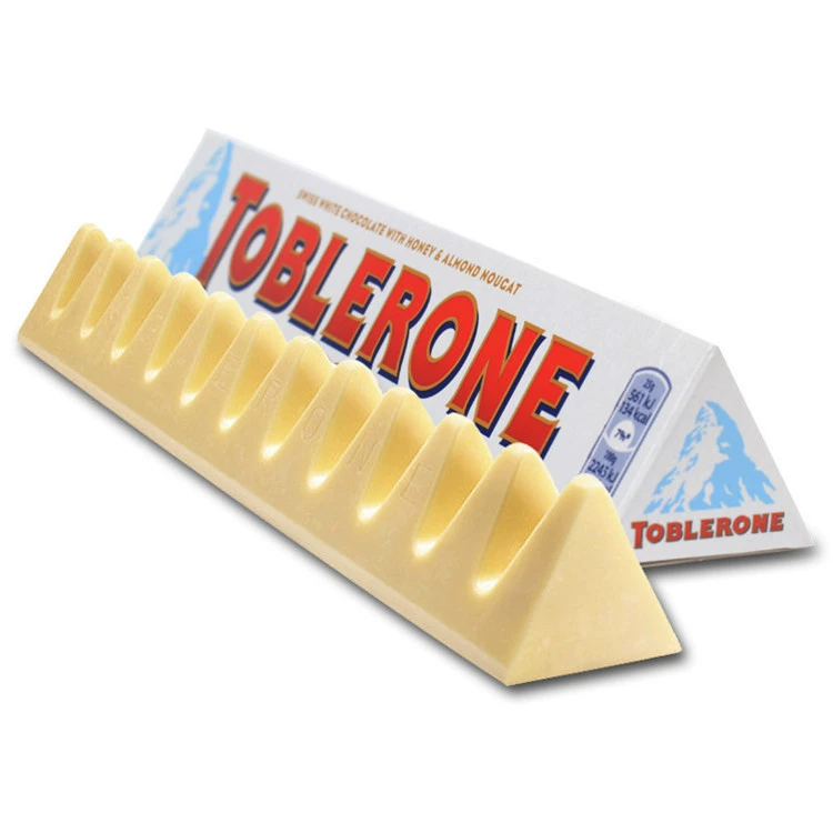 [25-й год 1 Швейцарский треугольник Toblerone Kraft медовый белый шоколад 100г*20 шт в упаковке]