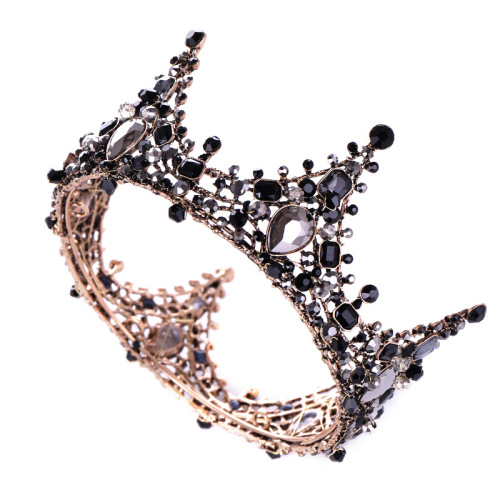 Tuan Ming Crown Hot Selling Baroque Retro Full Circle Crown Birthday Cake Crown Princess Performance Tiara Wholesale