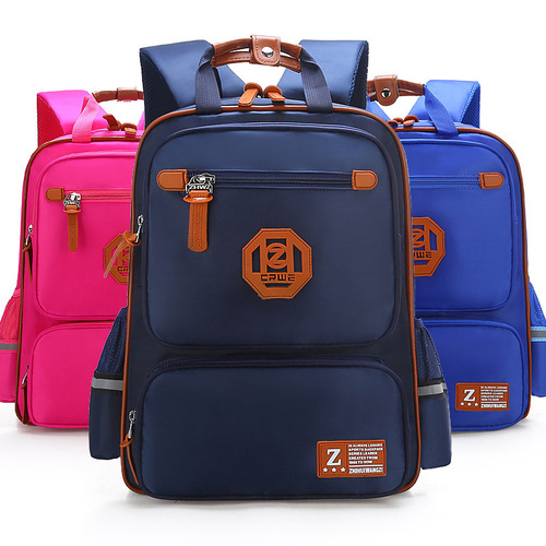 British style schoolbags for primary school students 6-12 years old children's schoolbags to reduce the burden and backpack training institutions logo