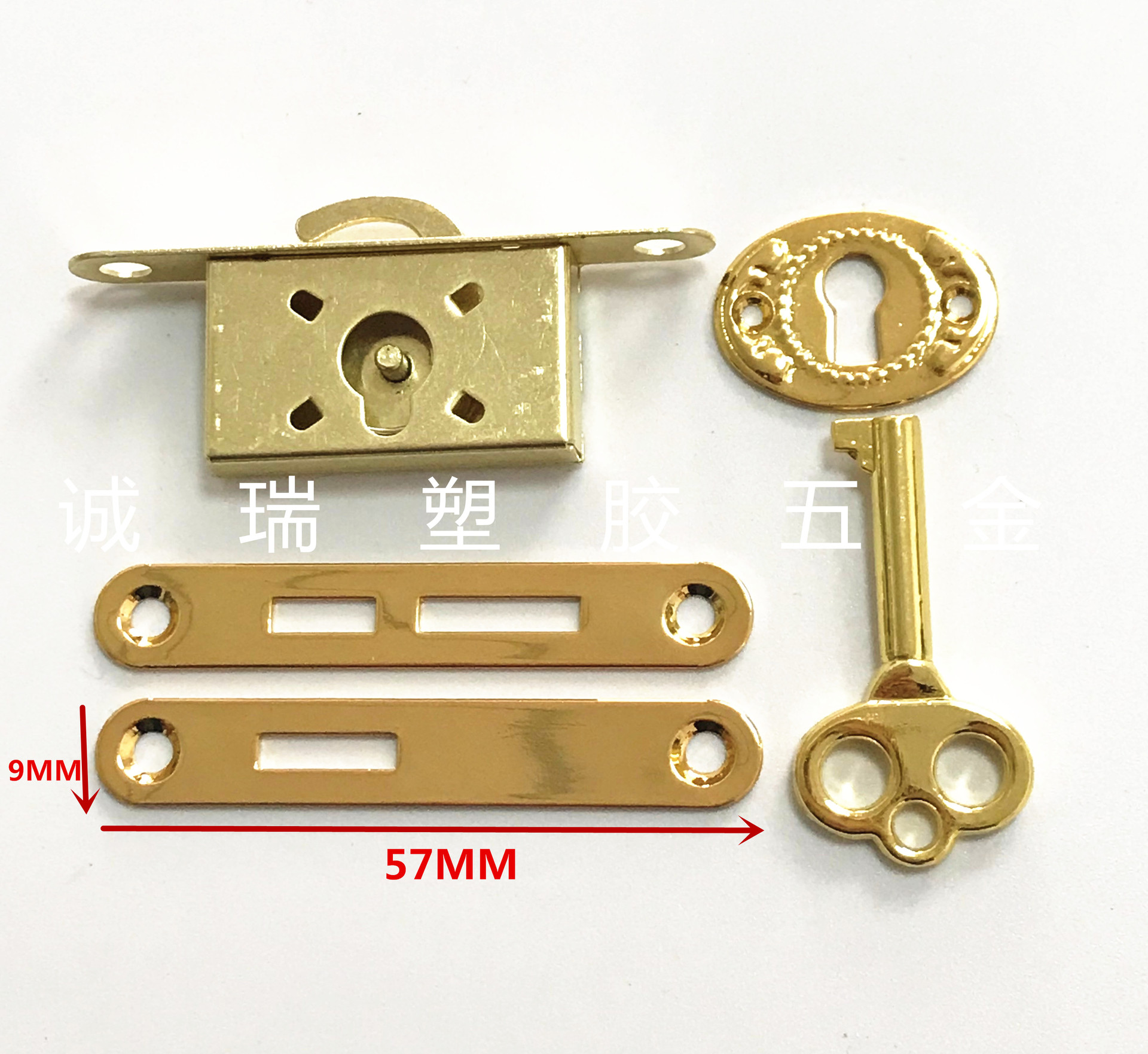 五合一锁  珠宝盒五件套锁 箱包五金锁 工艺品五金配件皮具