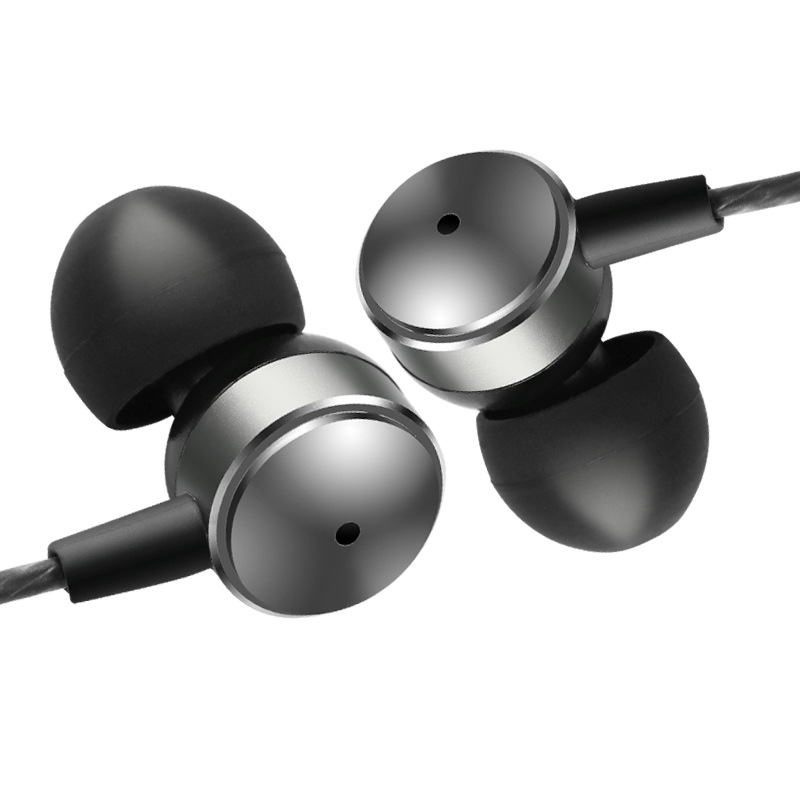 Factory Direct Supply Metal TYPE-C In-Ear Subwoofer Wired Headphones with Wheat Universal Mobile Phone Earplugs