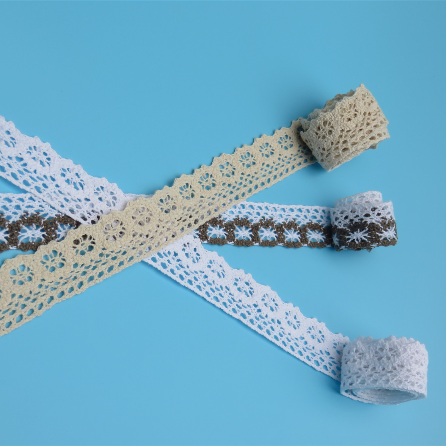 刺绣立体条码辅料花边窗帘床品花边沙发垫花边水溶花边太阳花辅料