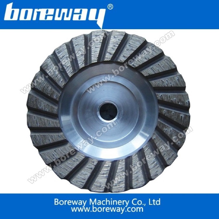 福建厂家供应铝碗磨 锋利耐用金刚石铝碗磨 直径125mm铝基体碗磨