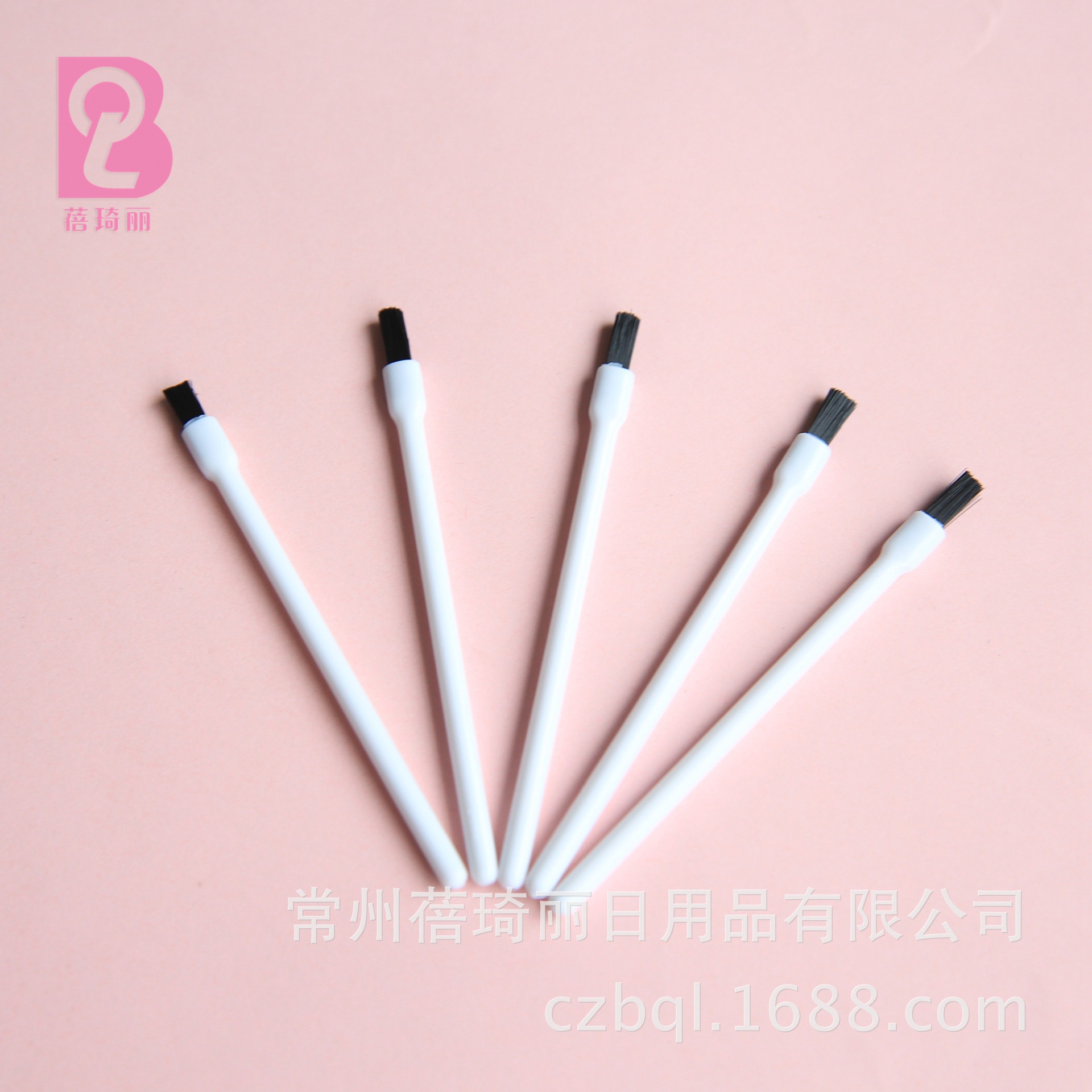 Cepillo de labios de pelo de nylon plano desechable cepillo de labios de plantación de pelo de boca plana cepillo de cejas cepillo multifuncional desechable herramienta de maquillaje