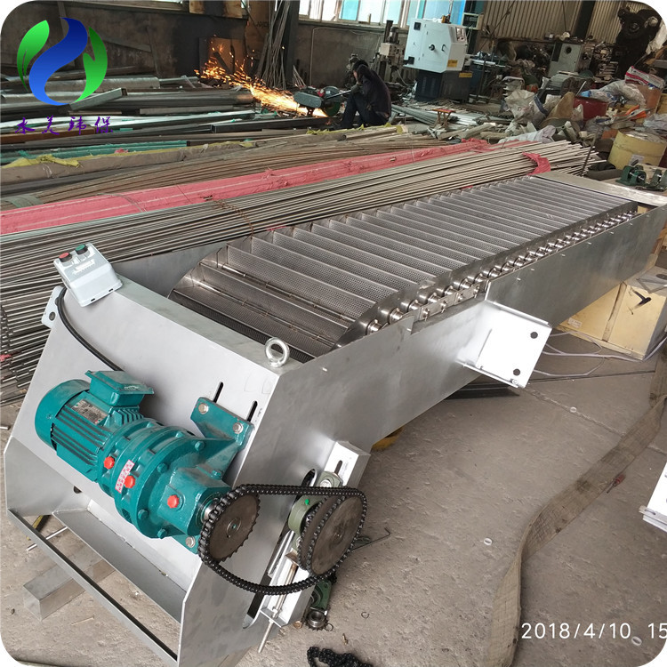 不锈钢全自动 网板阶梯转刷式回转格栅除污机 齿耙式机械格栅