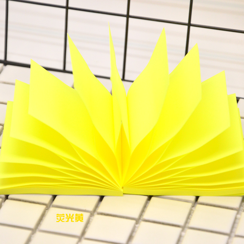 Nuevo papel de nota fluorescente desprendible del color de la nota pegajosa