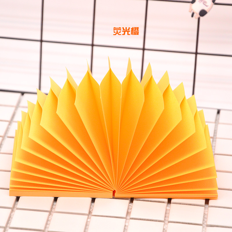 Nuevo papel de nota fluorescente desprendible del color de la nota pegajosa