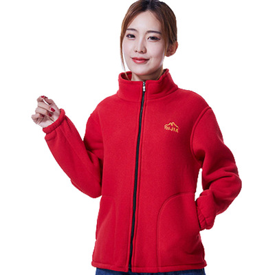 winter new pattern Middle and old age Large leisure time coat middle age Fleece Net color Cardigan jacket A generation of fat