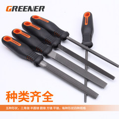 Green forest medium tooth file/wood woodworking metal grinding file flat file triangular semicircular diamond file file