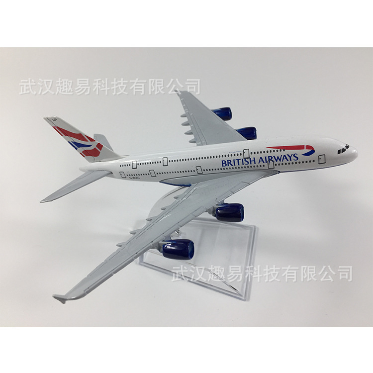 1:400 aviones de aviación civil modelo de aleación internacional Airbus modelo de avión de simulación oficina modelo de avión adornos
