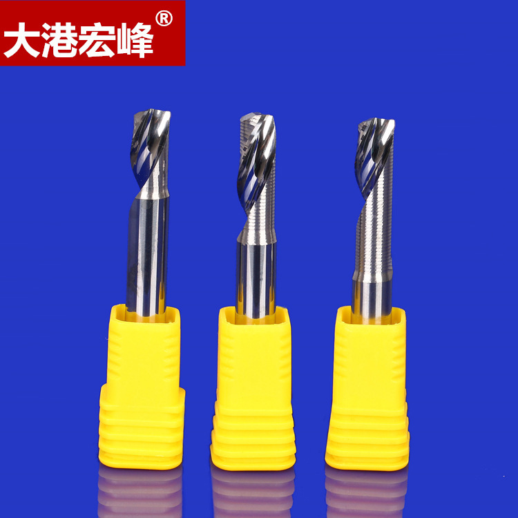 4MM抛光铝用单刃铣刀 雕刻机刀具 铝板材雕刻刀 无毛刺钨钢数控刀