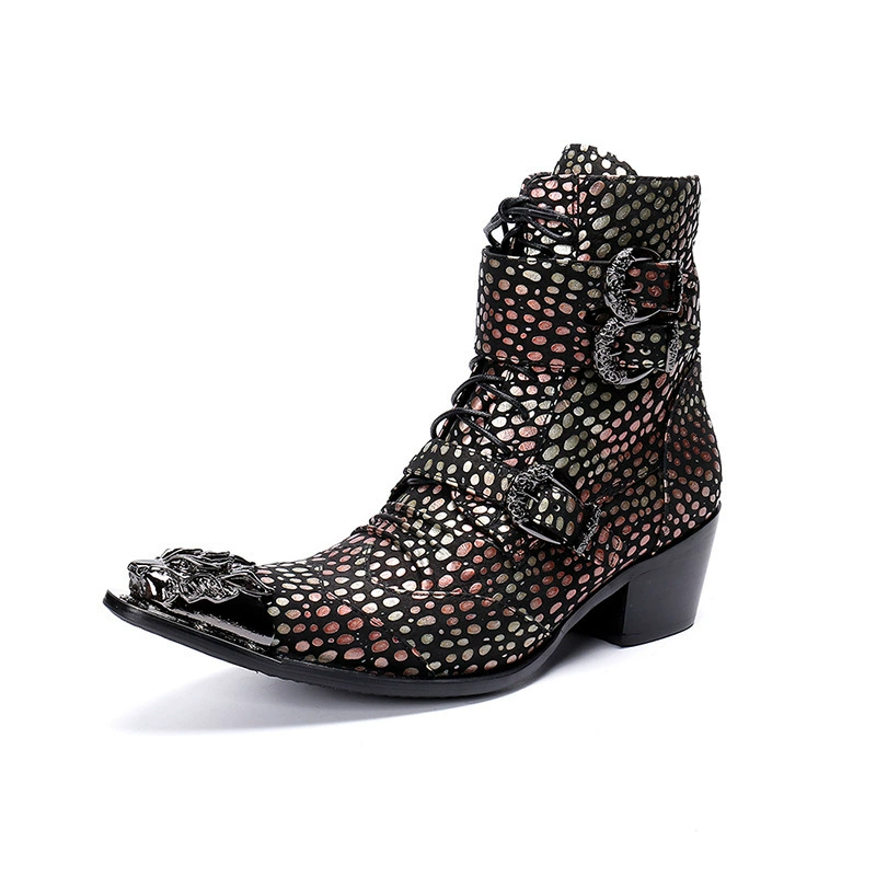 Ботинки Martin в британском стиле, мужская повседневная кожаная обувь, модные мотоциклетные военные ботинки из натуральной кожи, высокие ботильоны корейского бренда в стиле ретро