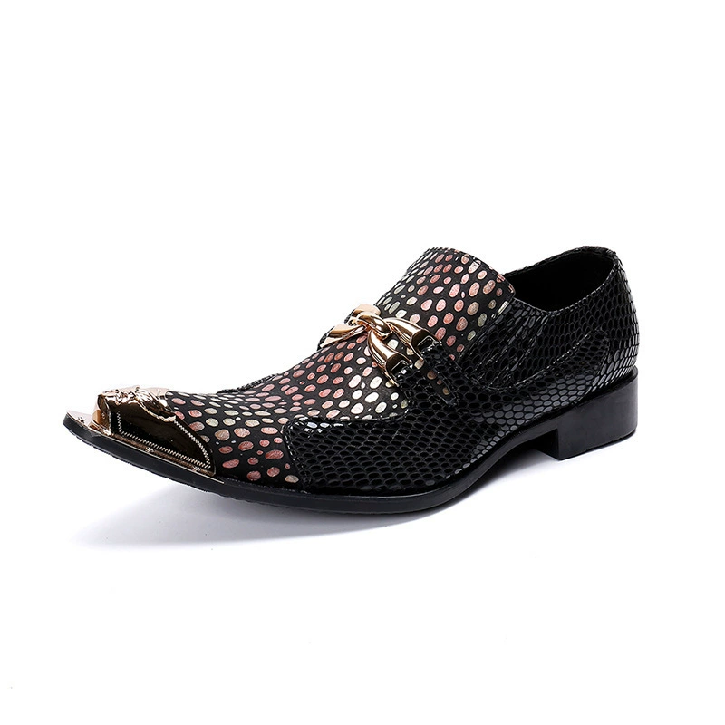 Брендовая Мужская обувь 2018 осенне-зимняя мужская повседневная кожаная обувь корейская модная обувь из натуральной кожи модная деловая Мужская обувь модная обувь