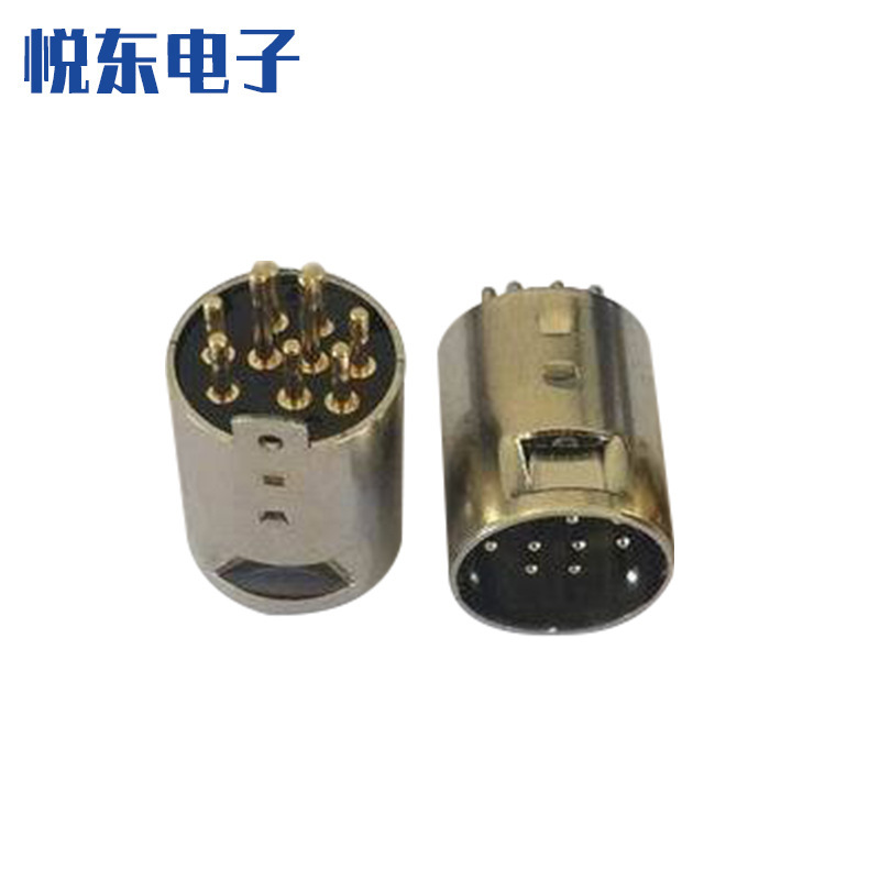 MINI DIN car pin male multi-core automotive connector industrial digital quick connector