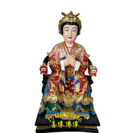 十二老母神像图片树脂玻璃钢彩绘贴金河南佛像厂直销