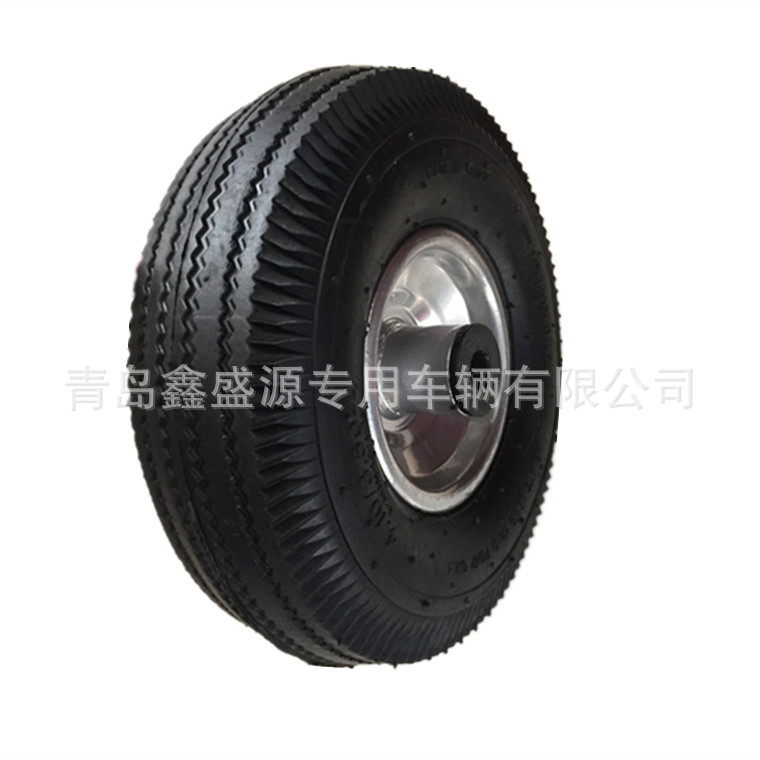 10*4.10/3.50-4充气轮 10寸内胎外胎轮子 割草机工具手推车轮