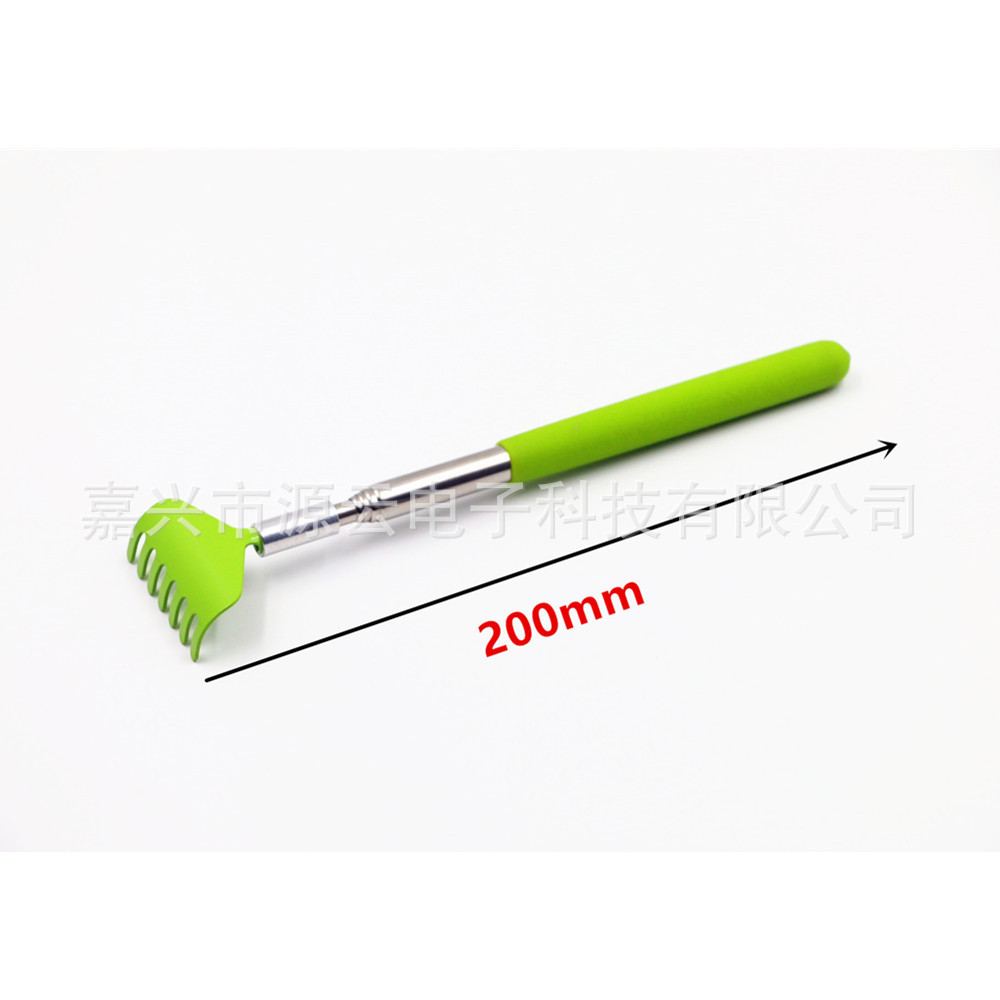 Ajustable Logo de alta calidad Acero inoxidable telescópica scratcher ancianos feliz no pidiendo a la gente cosquillas masaje herramienta