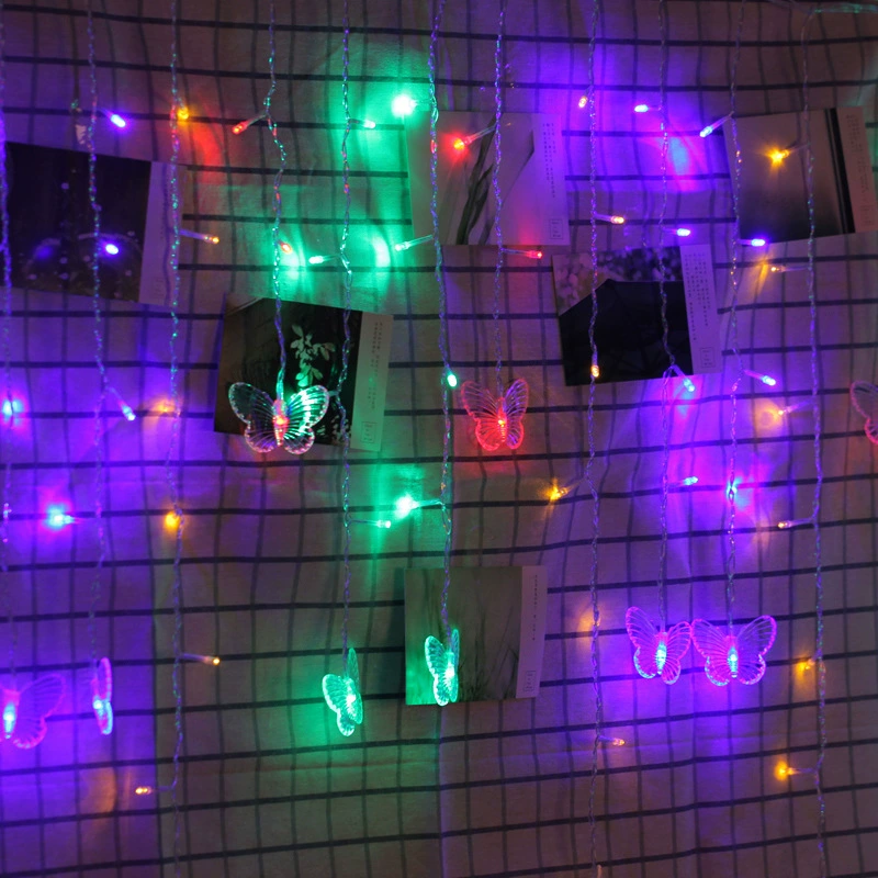 Светодиодная занавеска-бабочка LED (Home Instyle) USB, 1–3 м, пульт/варианты цветовой смены