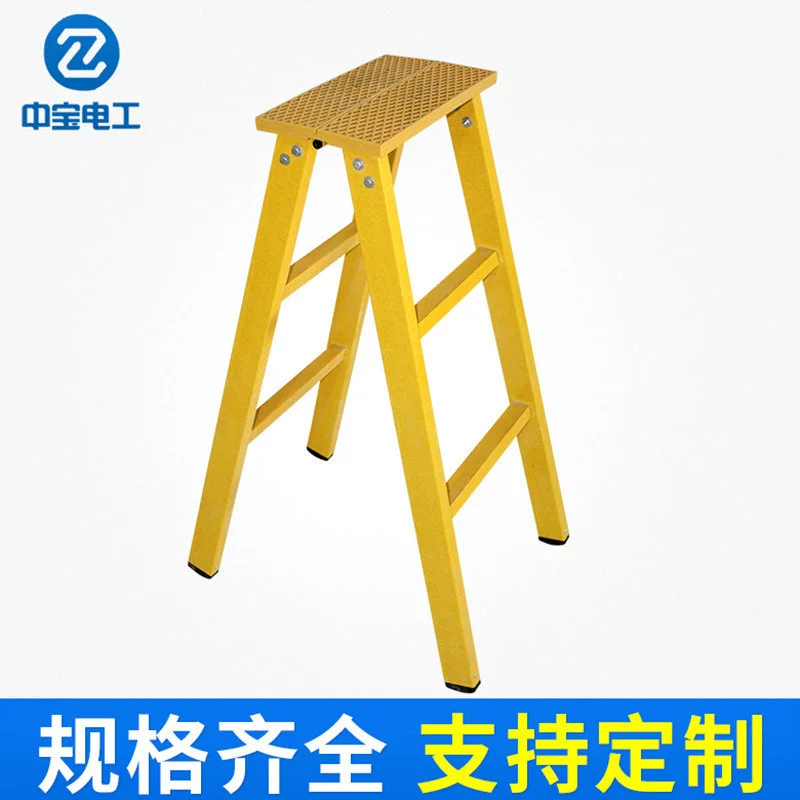 Изолированная стремянка электрика Zhongbao 2m из стекловолокна, комбинированная изолированная стремянка для электрика
