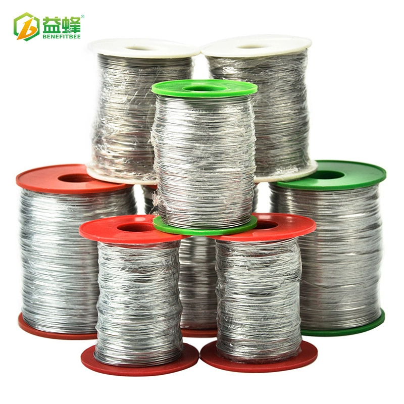Рамка 250 г/500 г/1000 г гнезда инструмента пчеловодства Гальванизировала провод шпинделя провода катушки диаметра 0,4/0,55 мм провода