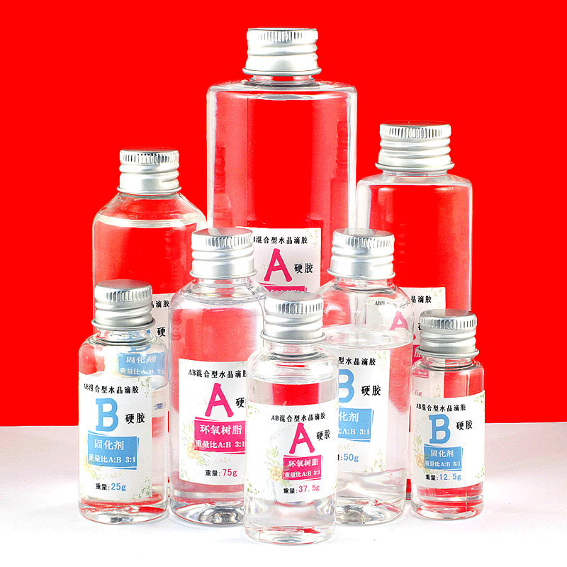 AB crystal drop glue transparent crystal glue epoxy resin hard glue 3:1 400g mobile phone case diy accessories E18