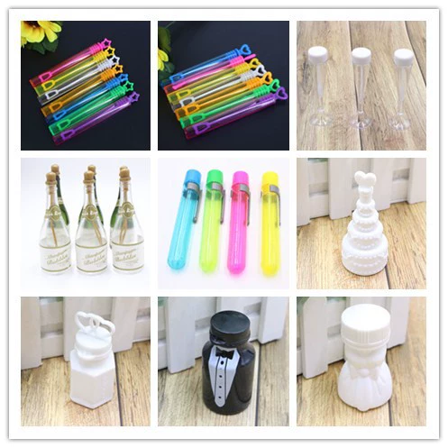 Любящая пробирка пузырьковая палочка пустая бутылка свадьба рождественские украшения wedding bubbles винная бутылка