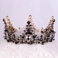 Tuan Ming Crown Hot Selling Baroque Retro Full Circle Crown Birthday Cake Crown Princess Performance Tiara Wholesale