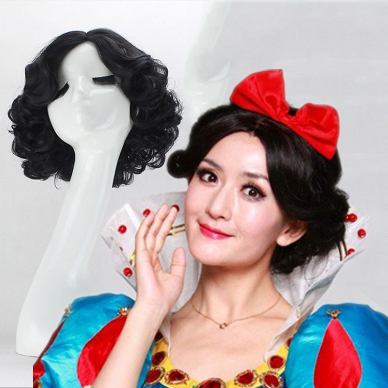 Halloween Wig Female Fairy Snow White COS Wig Game of Thrones Jon Snow cos Wig