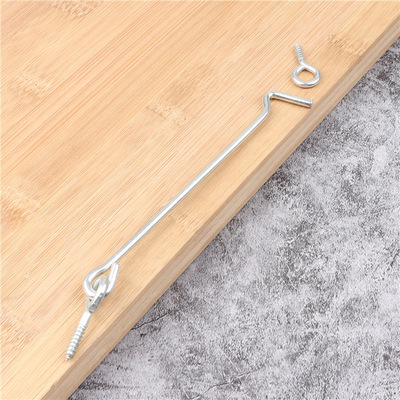 铁扎钩搭勾/窗勾老式窗户风钩/窗钩风勾挂钩钩钉门窗搭钩6/8/10寸|ru