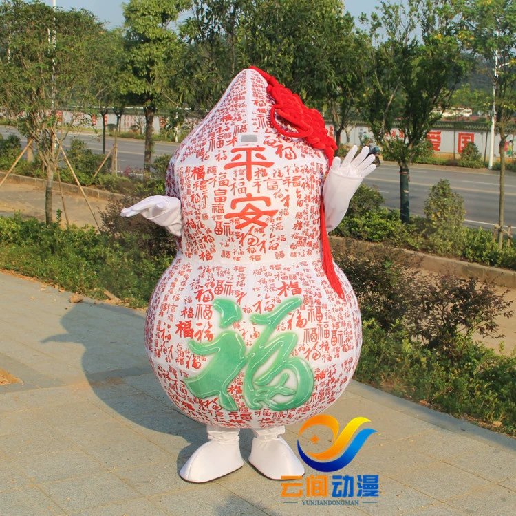 Doll, cartoon inflatable mascot, 3D