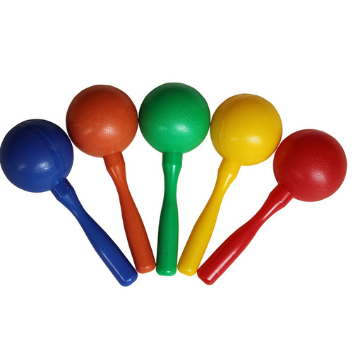Plastic sand hammer Orff percussion instrument sand egg small sand ball children's toy musical instrument baby toy egg sand hammer