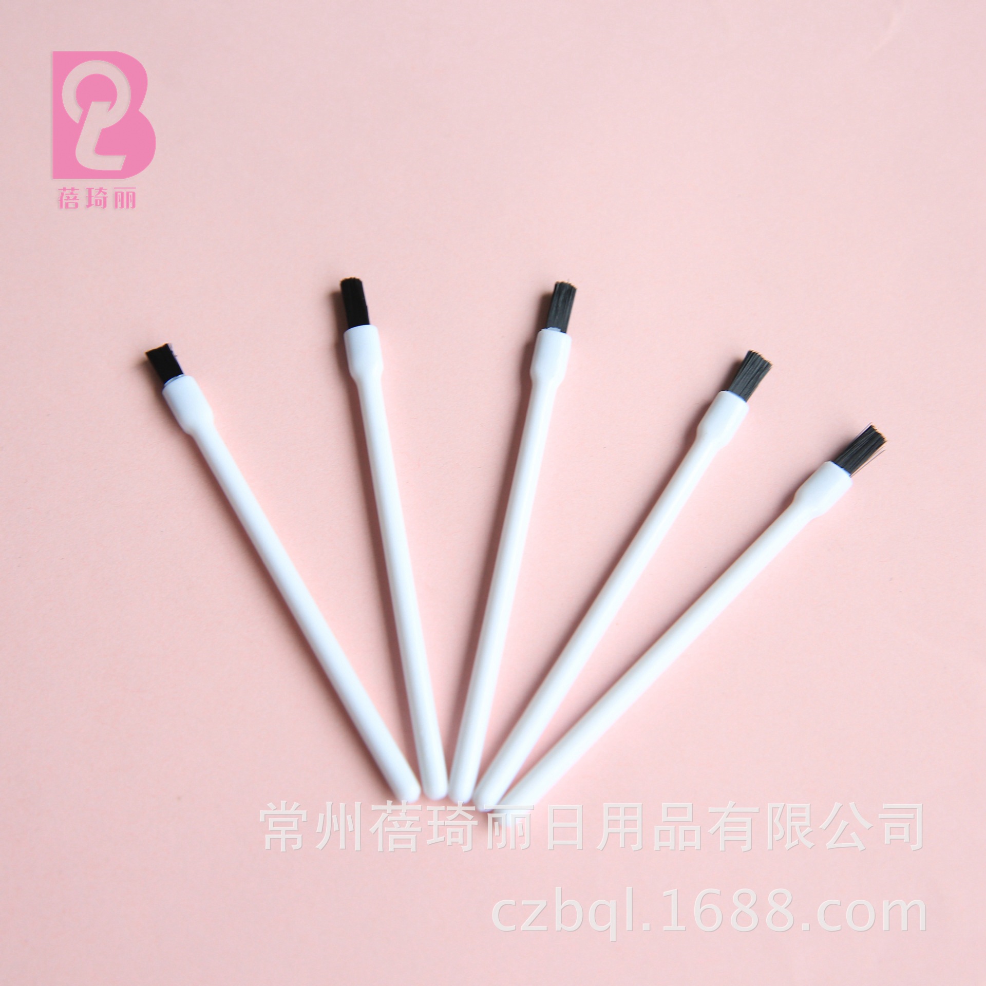 Cepillo de labios de pelo de nylon plano desechable cepillo de labios de plantación de pelo de boca plana cepillo de cejas cepillo multifuncional desechable herramienta de maquillaje