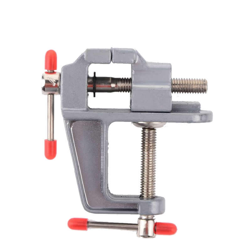 铝合金迷你台虎钳 桌虎钳 小台钳 文物电动打磨 DIY夹持工具