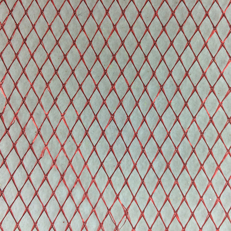 供应金银线网眼布菱形网布四角金丝网